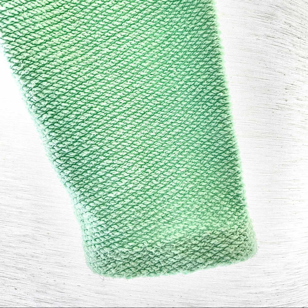 American Apparel Crop Sweater Mint Green 100% Cotton Relaxed Fit Crop Sweater OS - Picture 7 of 12